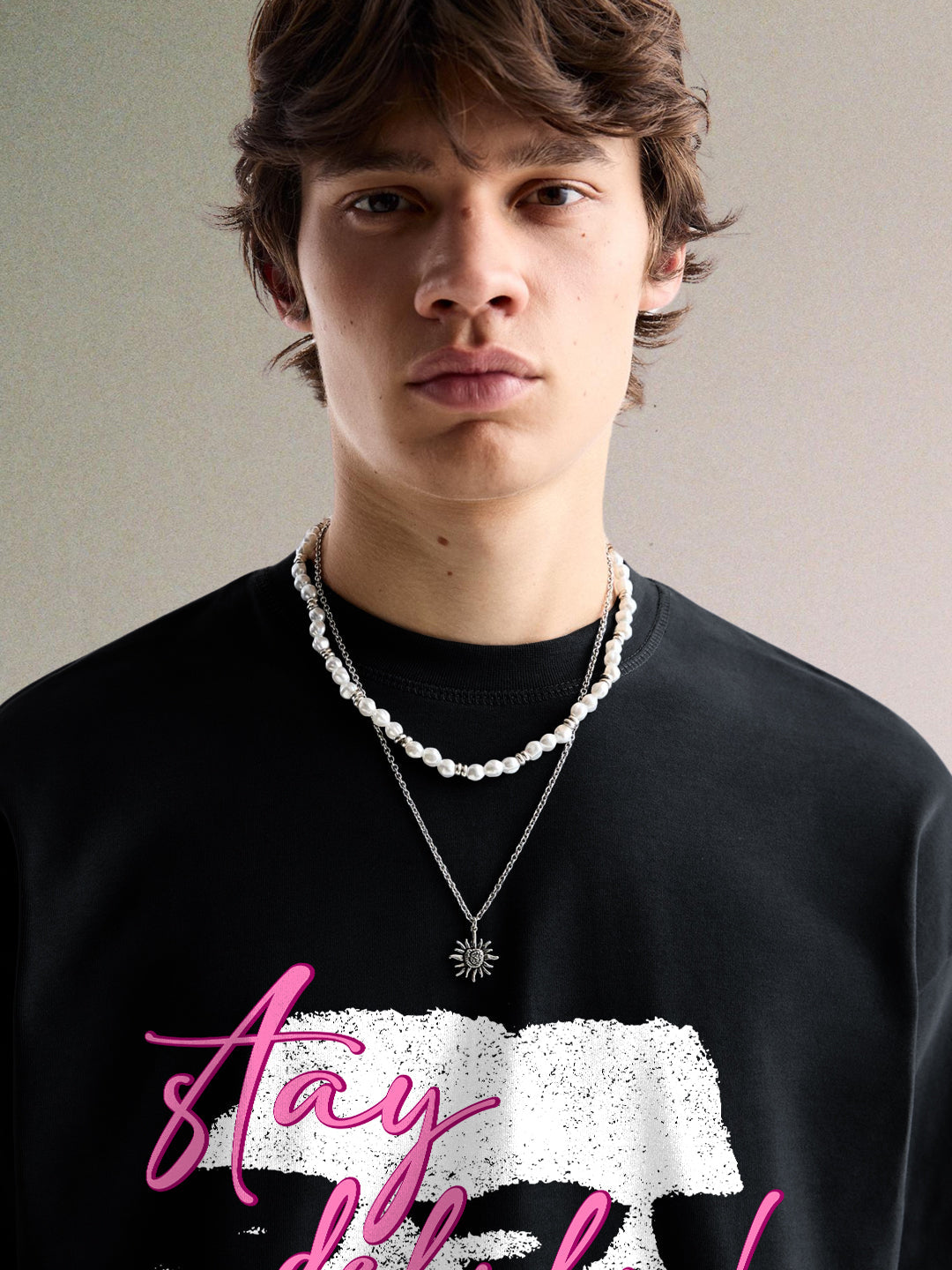 Unreal Men Printed Oversized T-Shirt - Kurvy