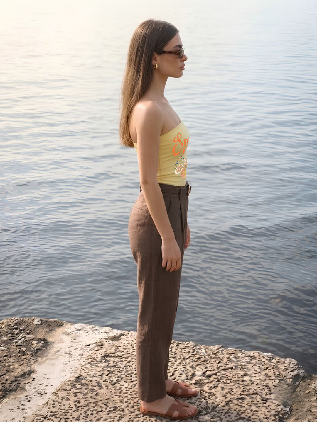 Spritz Italy Sun Tube Top - Kurvy Tank Top