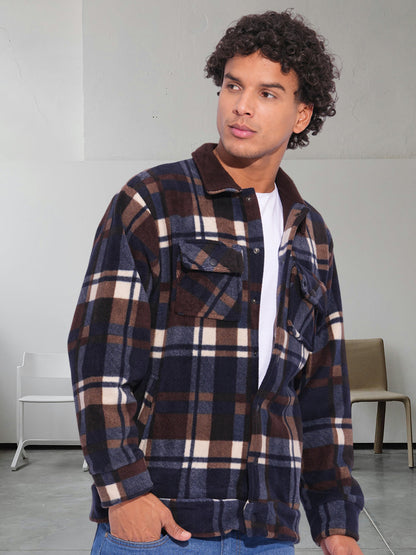 Mens Oversize Polar Fleece Jacket  -  Kurvy Jacket