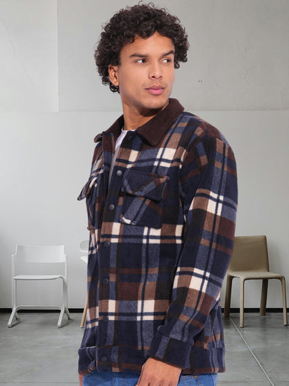 Mens Oversize Polar Fleece Jacket  -  Kurvy Jacket