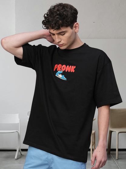 One Life Men Premium Oversized Terry T-shirt  -  Kurvy Oversized T-Shirt