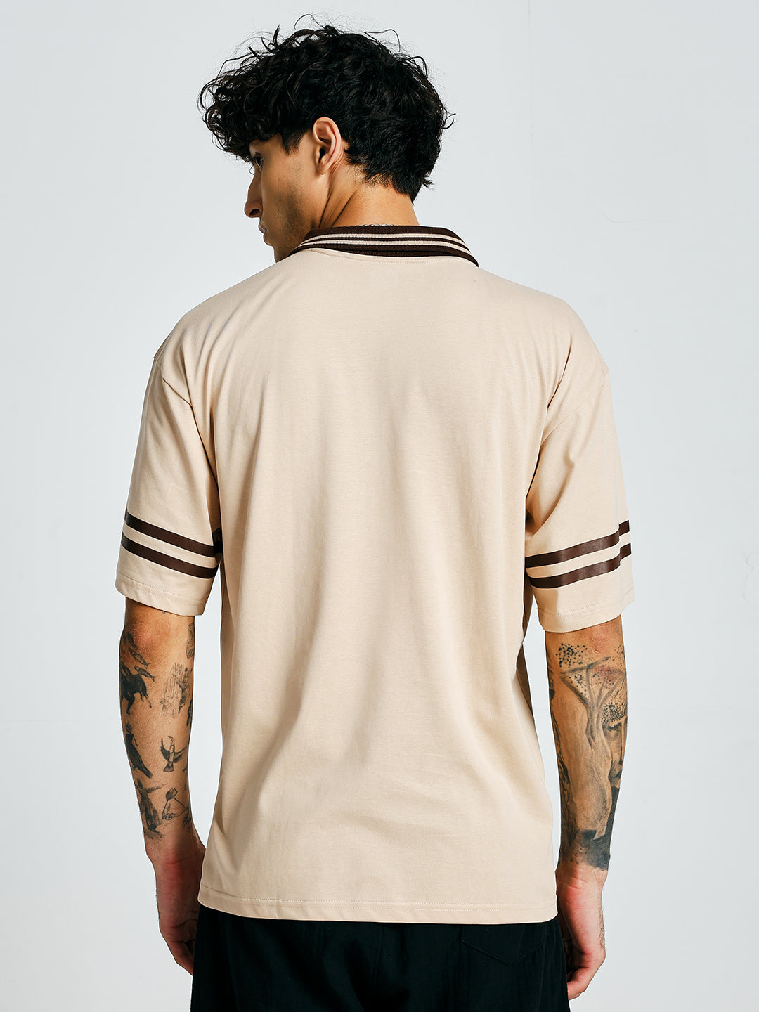 Men Premium Relaxed Fit Polo T-Shirt (1)  -  Kurvy Polo T-Shirt