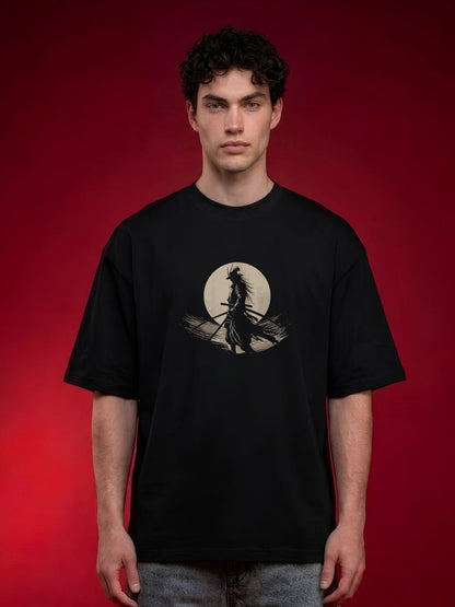 SHADOW OF RESOLVE Men Printed Oversized T-Shirt  -  Kurvy Oversized T-Shirt