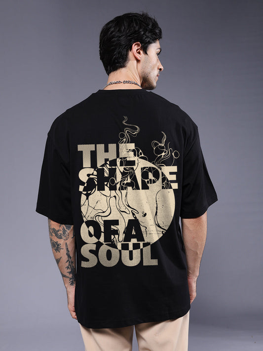 SHAPE OF SOUL Men Printed Oversized T-Shirt  -  Kurvy Oversized T-Shirt