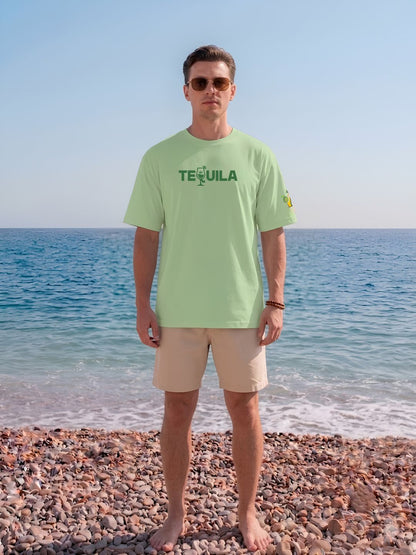 Tequila Men Printed Oversized T-Shirt - Kurvy