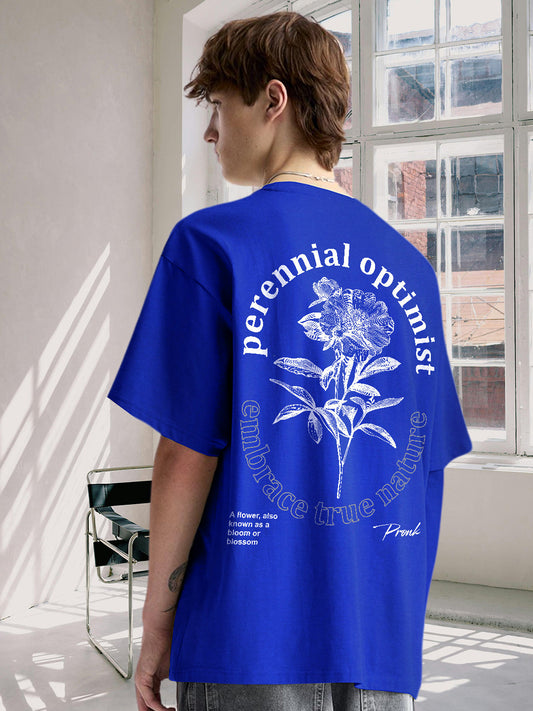 True Nature Men Oversized Printed T-Shirt - Kurvy