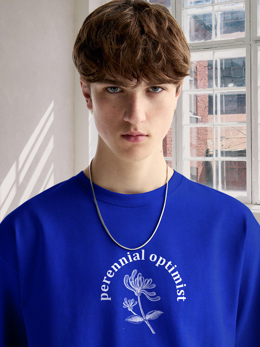 True Nature Men Oversized Printed T-Shirt - Kurvy