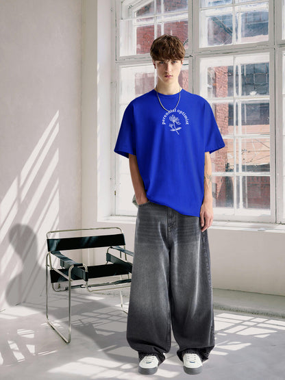 True Nature Men Oversized Printed T-Shirt - Kurvy