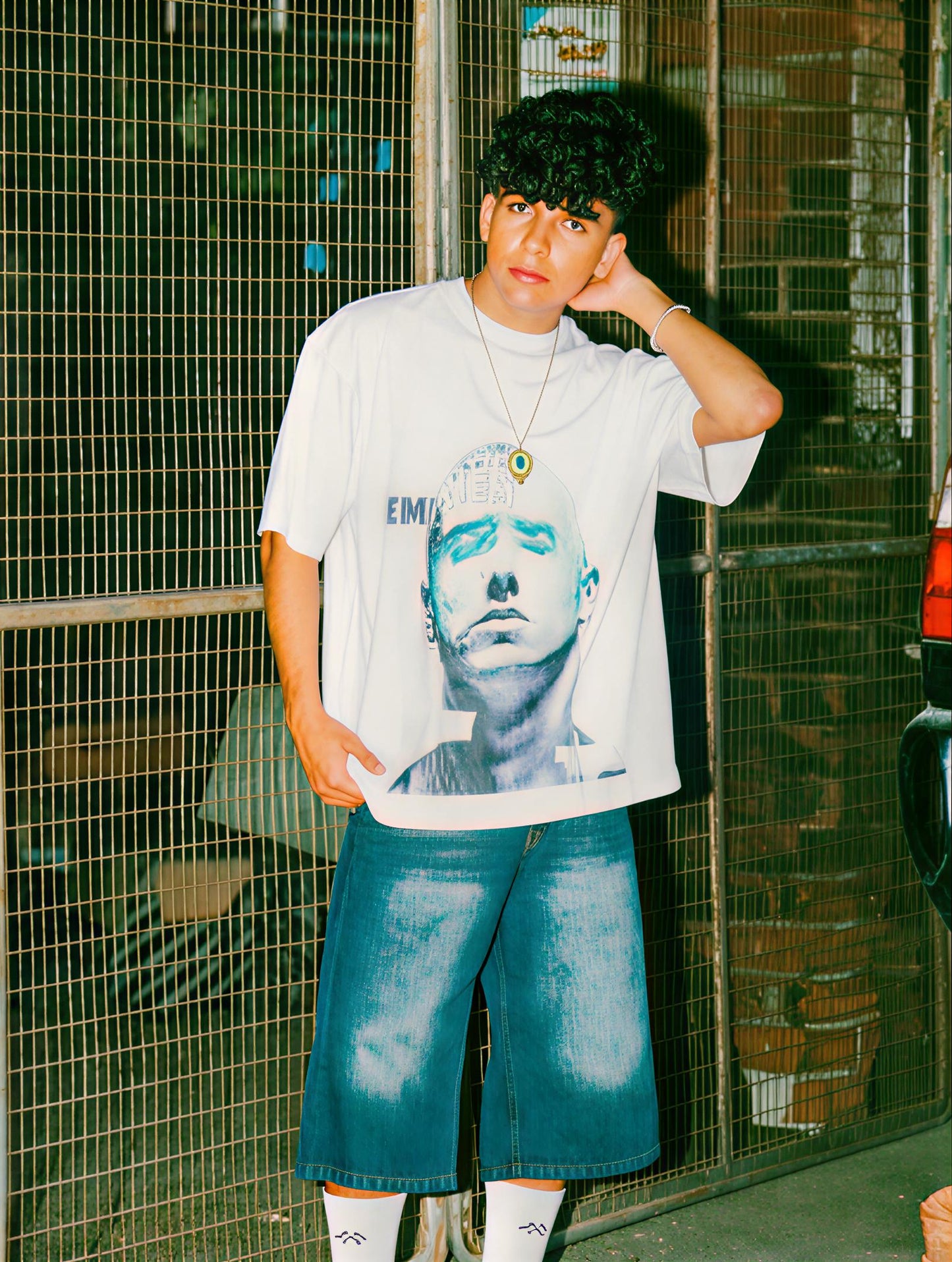 Urban Icon Men Printed Oversized T-Shirt - Kurvy