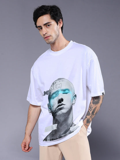 Urban Icon Men Printed Oversized T-Shirt - Kurvy