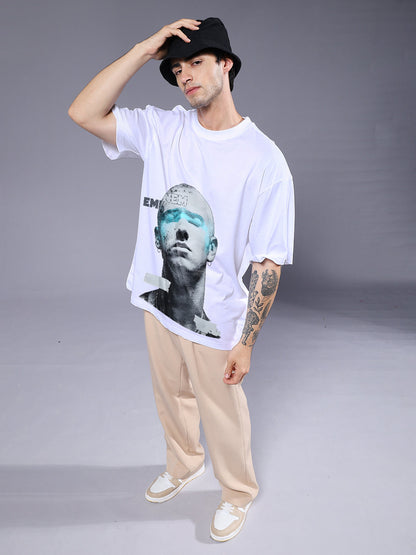 Urban Icon Men Printed Oversized T-Shirt - Kurvy