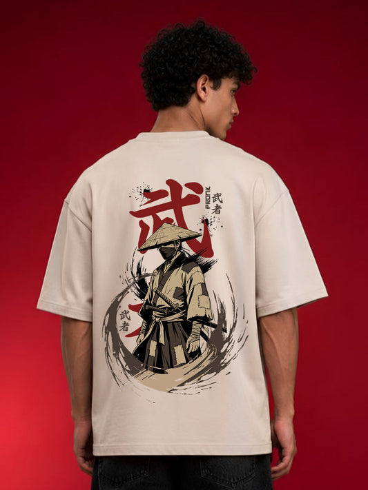 Zen Warrior Men Oversized T-Shirt - Kurvy