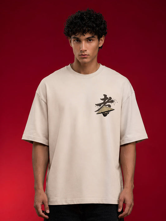 Zen Warrior Men Oversized T-Shirt - Kurvy