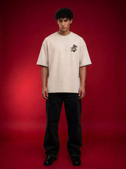 Zen Warrior Men Oversized T-Shirt - Kurvy