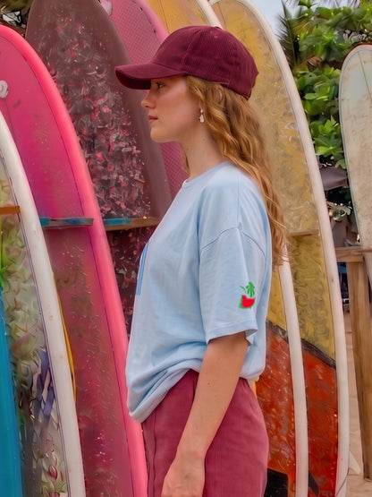 Dolce Vita Women Printed Oversized T-Shirt  -  Kurvy Oversized T-Shirt