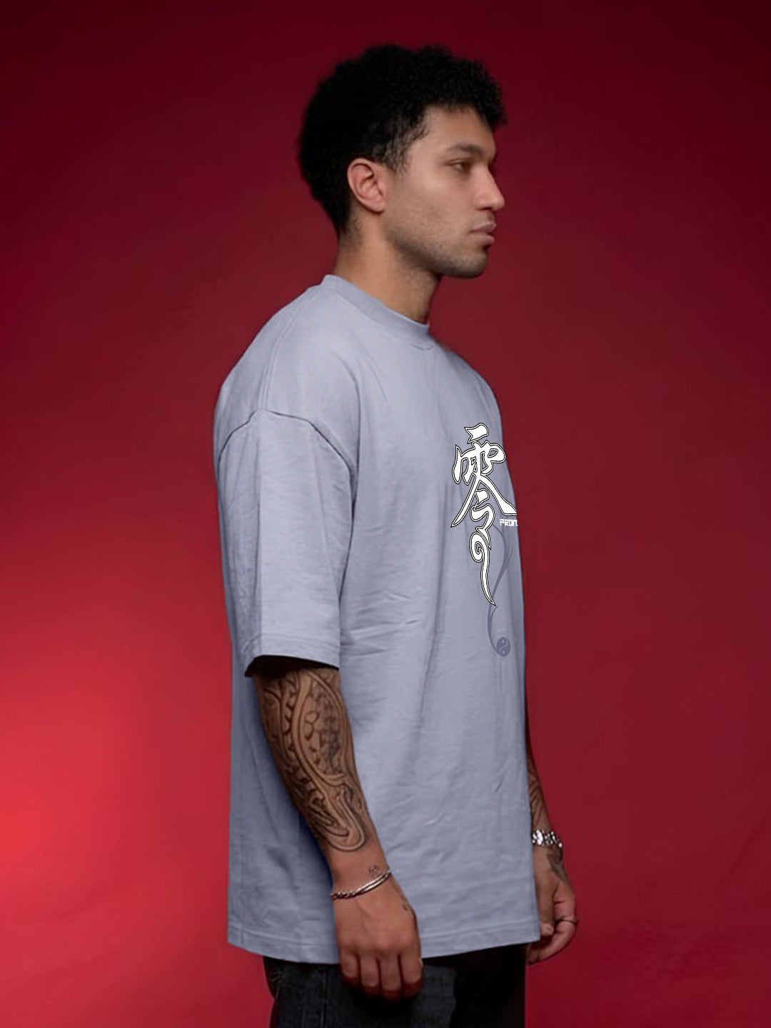 IMPERIAL SHADE Men Oversized T-Shirt  -  Kurvy Oversized T-Shirt