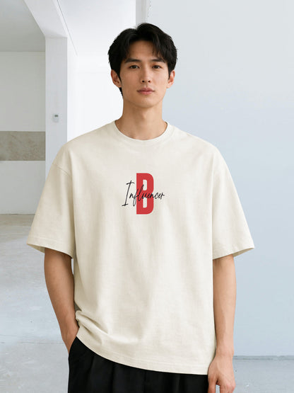 INFLUENCE GAME Men Terry Printed Oversized T-Shirt  -  Kurvy Oversized T-Shirt