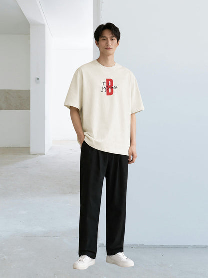 INFLUENCE GAME Men Terry Printed Oversized T-Shirt  -  Kurvy Oversized T-Shirt