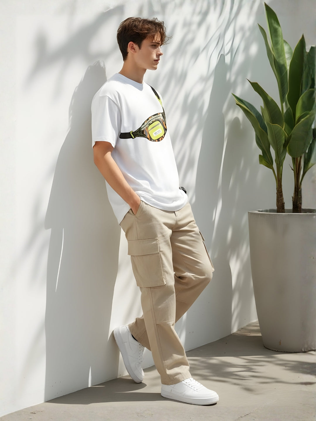 KURVY BAG Men Printed Oversized T-Shirt  -  Kurvy Oversized T-Shirt
