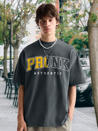 Kurvy Authentic Men Oversized T-Shirt - Dark Grey  -  Kurvy Oversized T-Shirt