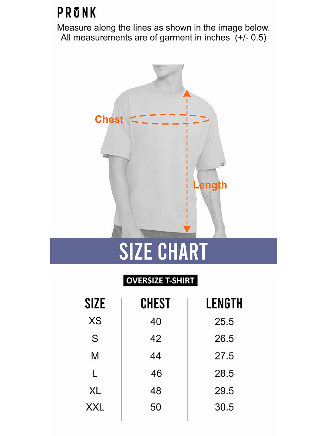 Kurvy Authentic Men Oversized T-Shirt - Orange  -  Kurvy Oversized T-Shirt