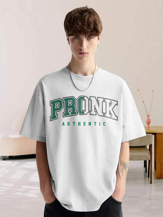 Kurvy Authentic Men Oversized T-Shirt - White  -  Kurvy Oversized T-Shirt