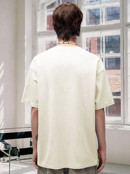 Kurvy Solid Men Premium Oversized Terry T-shirt (1)  -  Kurvy Oversized T-Shirt