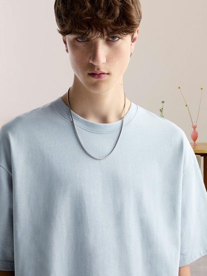 Kurvy Solid Men Premium Oversized Terry T-shirt (2)  -  Kurvy Oversized T-Shirt
