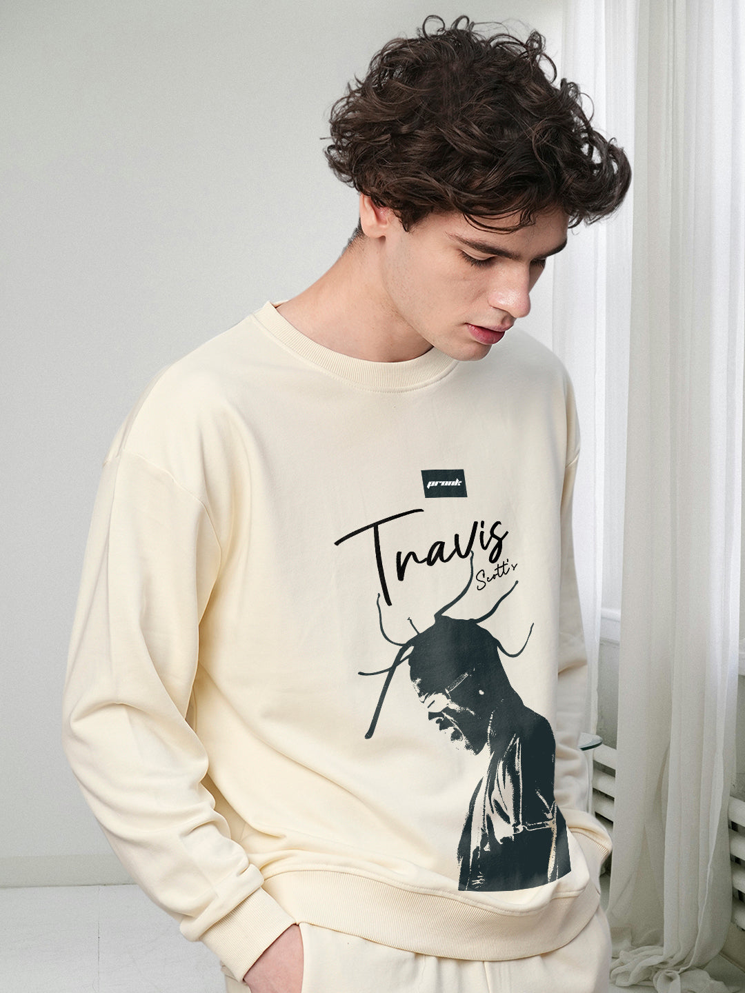ASTRO SHADOW Terry Sweatshirt - Kurvy