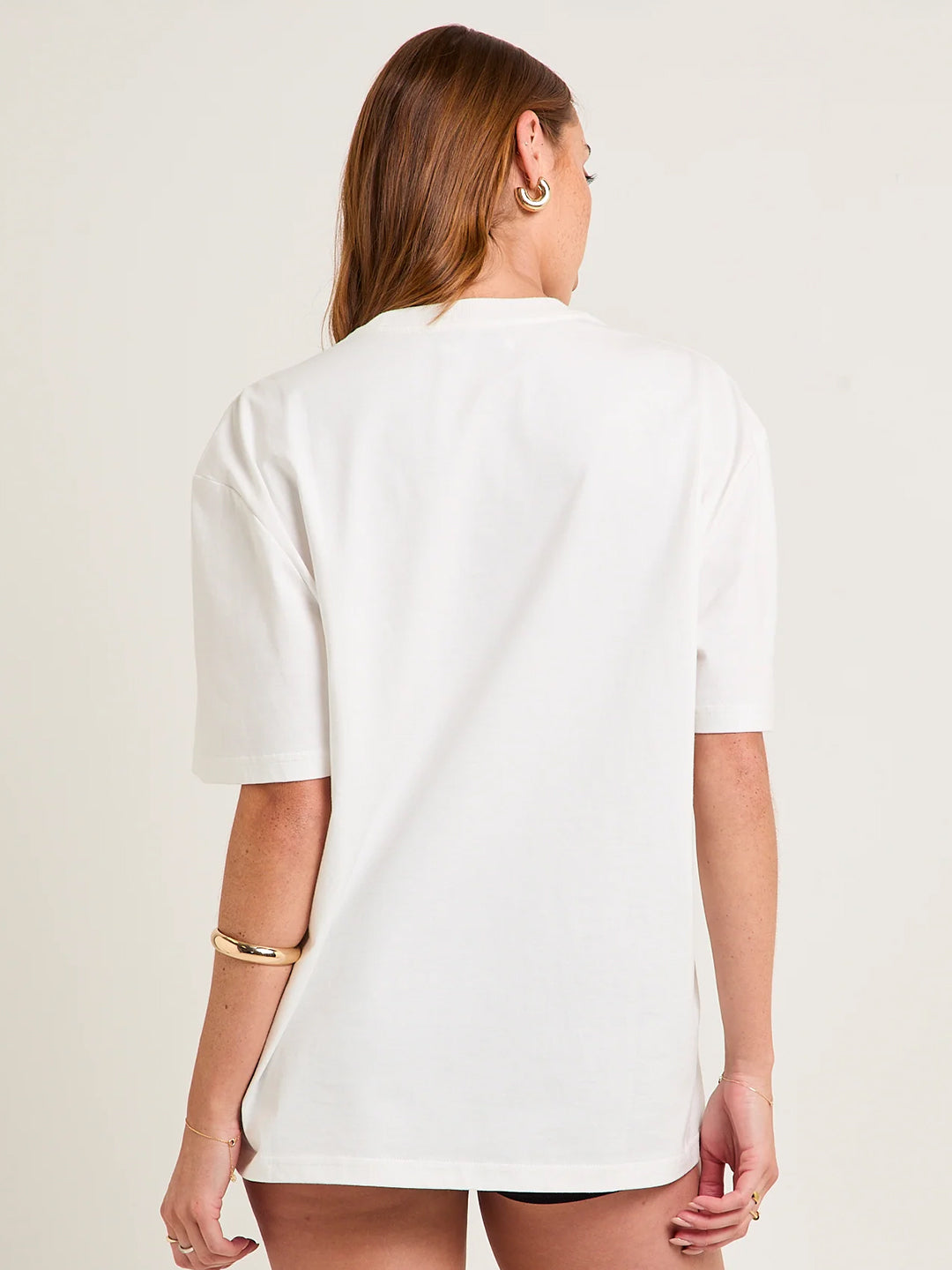 LOS ANGELES Women Graphic Oversized Printed T-Shirt  -  Kurvy Oversized T-Shirt