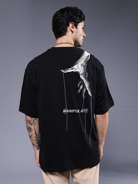 MANIPULATE Men Printed Oversized T-Shirt  -  Kurvy Oversized T-Shirt