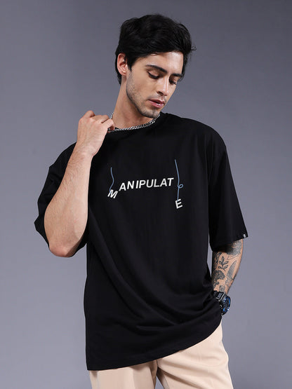 MANIPULATE Men Printed Oversized T-Shirt  -  Kurvy Oversized T-Shirt