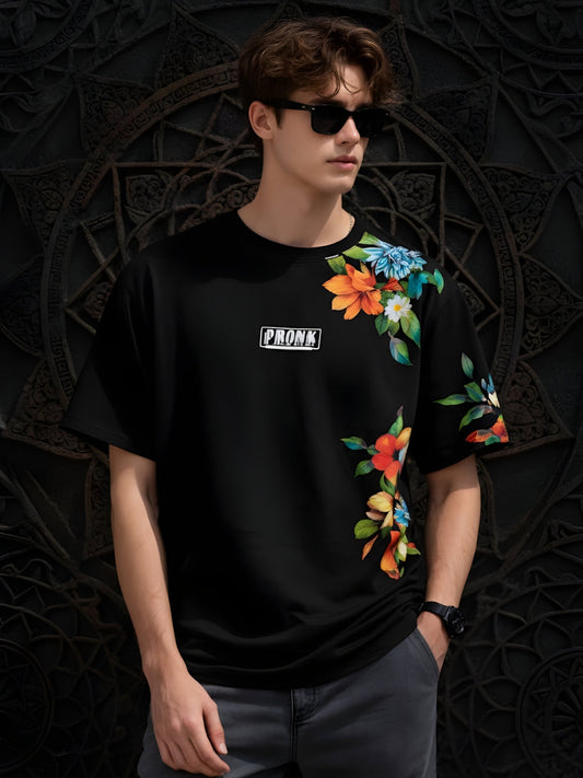 Mandala Roots Men Premium Oversized T-Shirt (1)  -  Kurvy Oversized T-Shirt