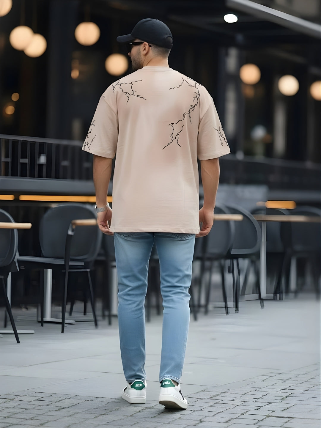 Mandala Roots Men Premium Oversized T-Shirt (2)  -  Kurvy Oversized T-Shirt