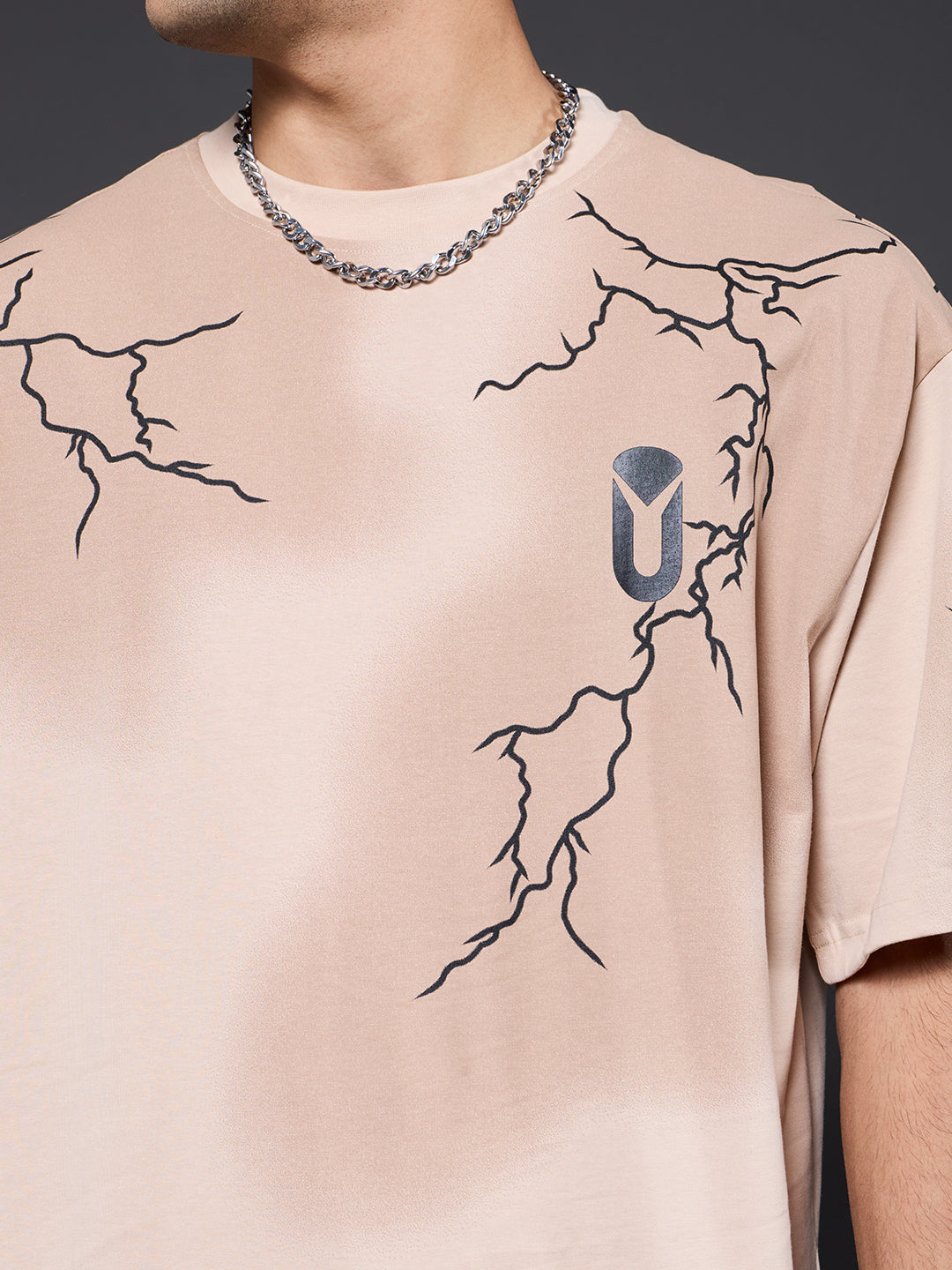 Mandala Roots Men Premium Oversized T-Shirt (2)  -  Kurvy Oversized T-Shirt