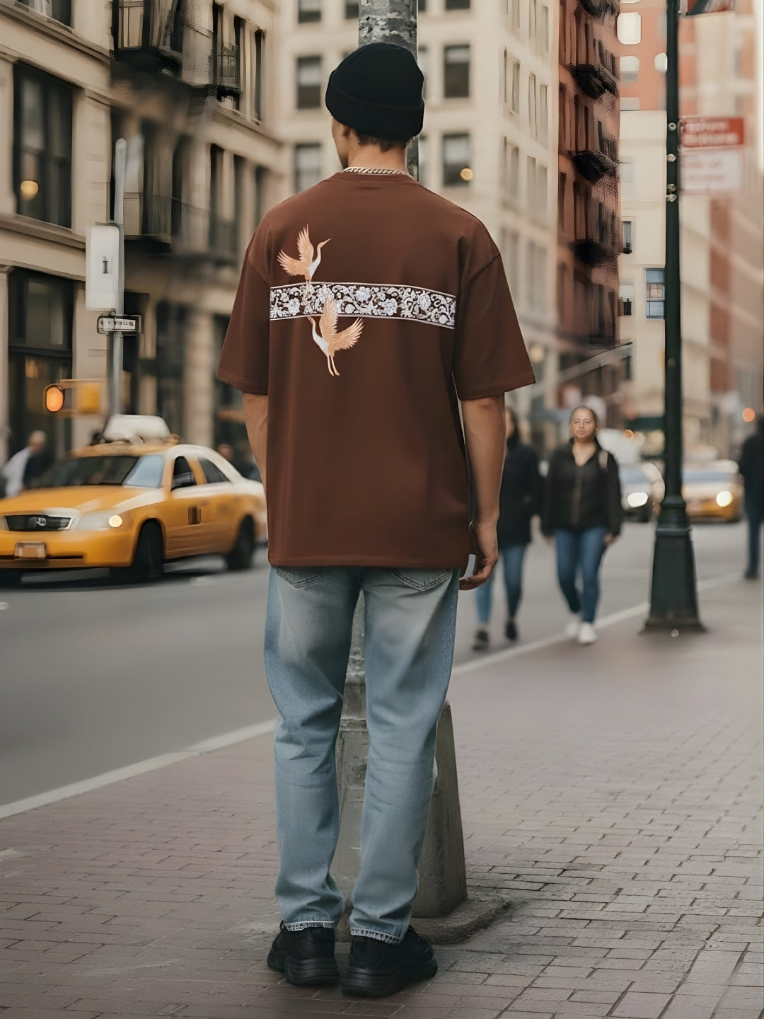 Mandala Roots Printed Men Premium Oversized T-Shirt (1)  -  Kurvy Oversized T-Shirt