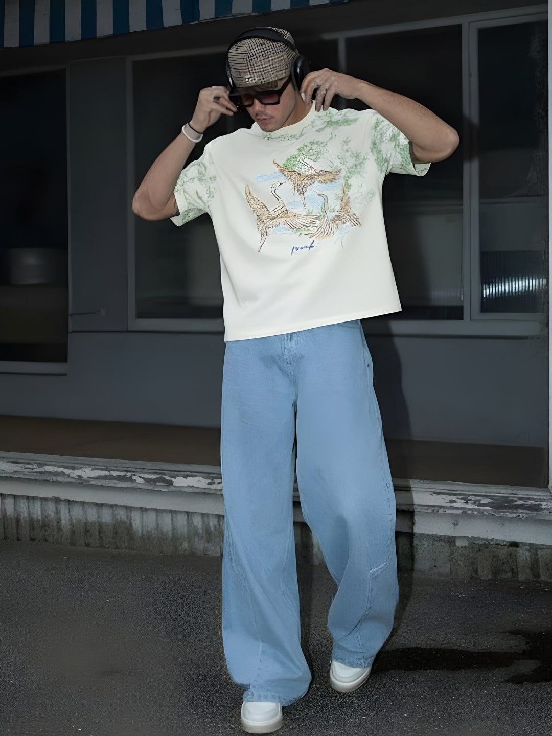 Mandala Roots Puff Printed Men Premium Oversized T-Shirt  -  Kurvy Oversized T-Shirt
