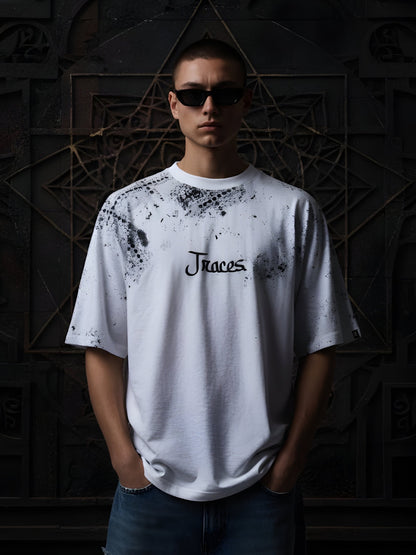 Memories Puff Printed Men Premium Oversized T-Shirt  -  Kurvy Oversized T-Shirt