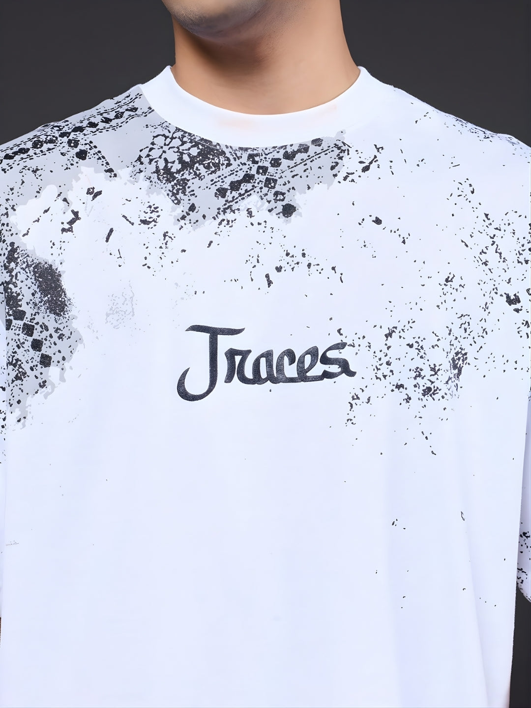 Memories Puff Printed Men Premium Oversized T-Shirt  -  Kurvy Oversized T-Shirt