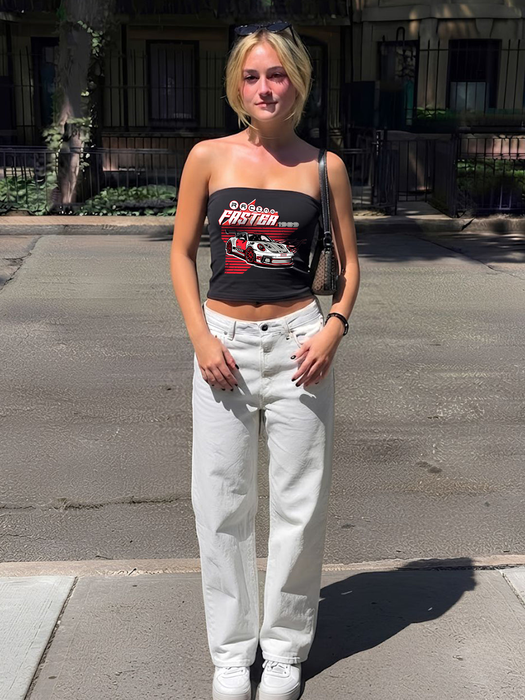 Racing 1989 Muse Tube Top - Kurvy Tank Top