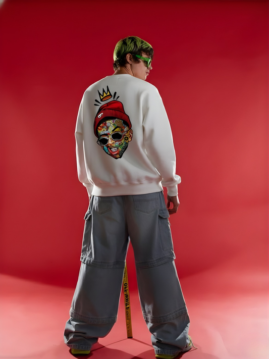 Thug Life Men Drop Shoulder Premium Terry Sweatshirt - Kurvy