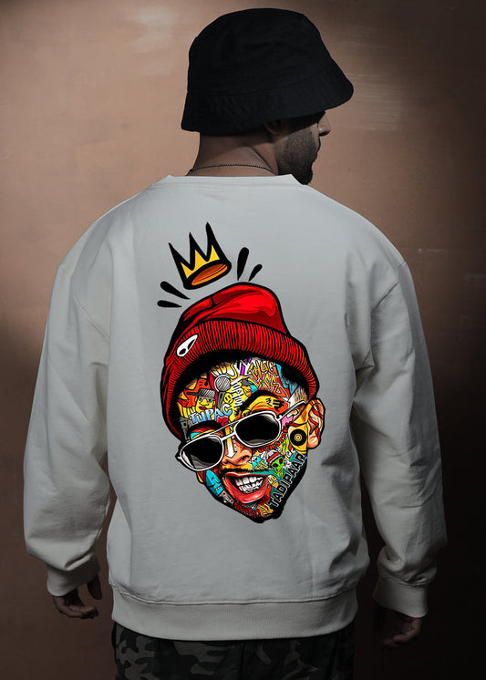 Thug Life Men Drop Shoulder Premium Terry Sweatshirt - Kurvy