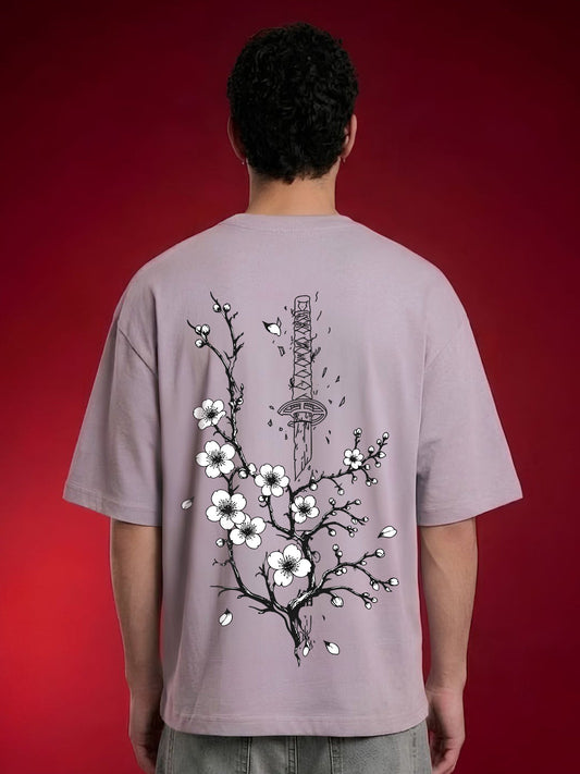 BLOOMING HONOR Men Oversized T-Shirt  -  Kurvy Oversized T-Shirt