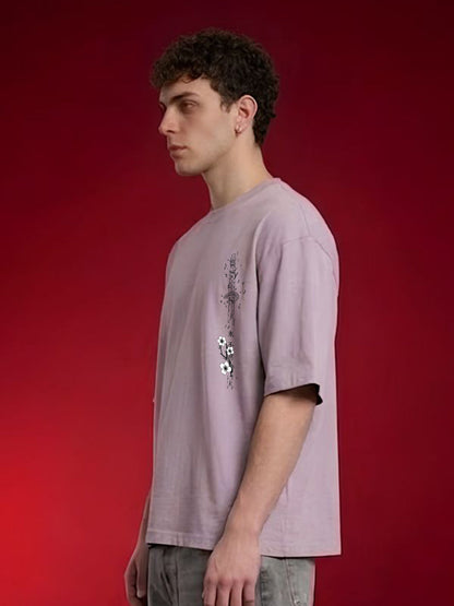 BLOOMING HONOR Men Oversized T-Shirt  -  Kurvy Oversized T-Shirt