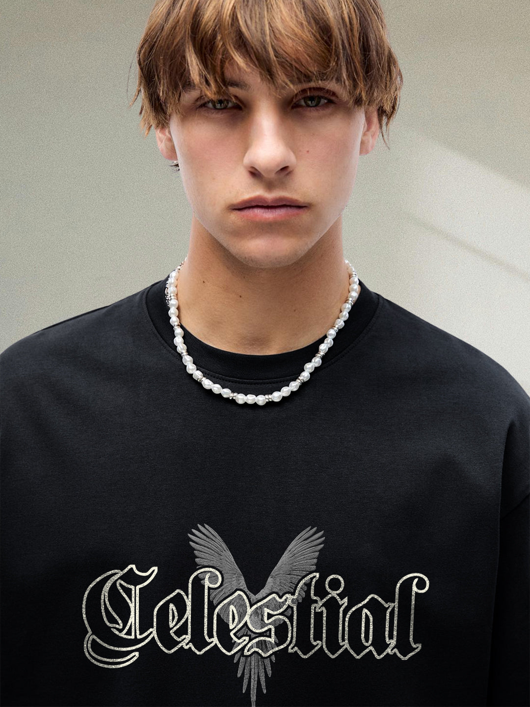 Celestial Men Graphic Printed Oversized T-shirt  -  Kurvy Oversized T-Shirt